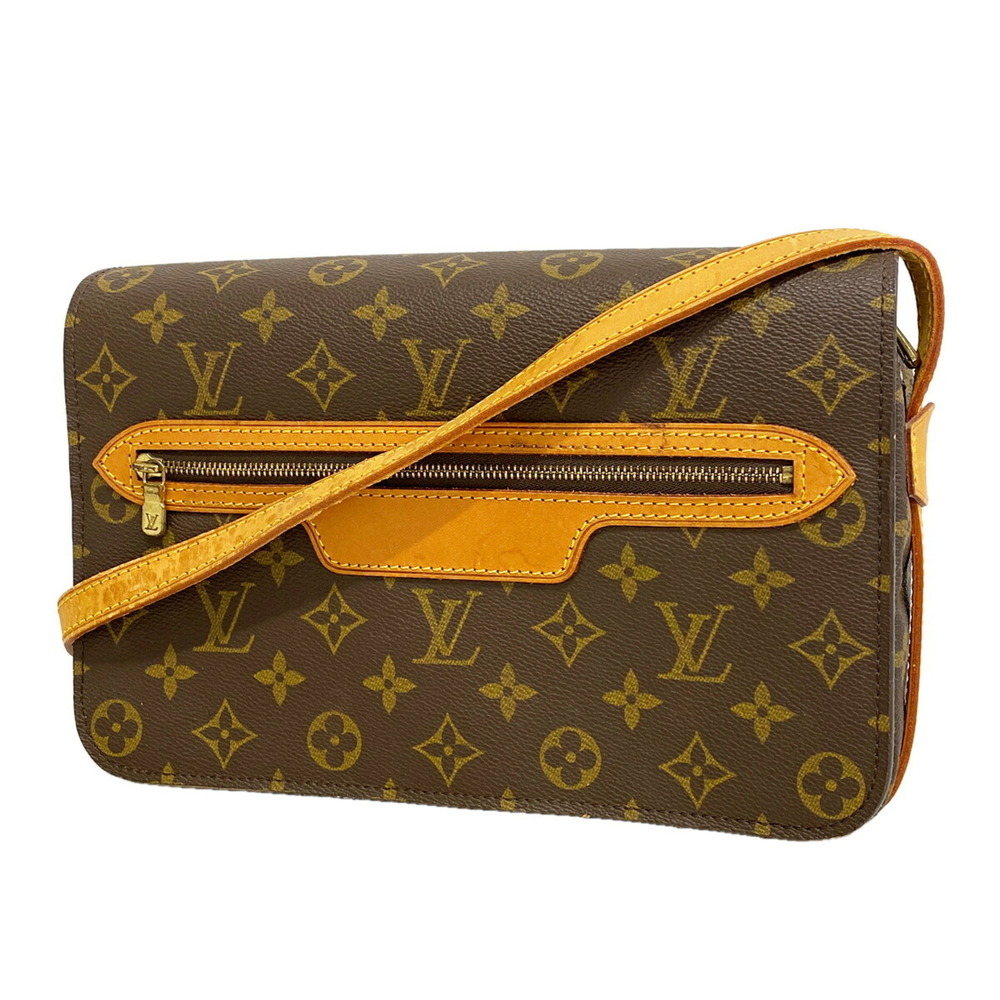 Louis Vuitton Monogram Saint Germain 28 Shoulder Bag M51207 Brown Women's